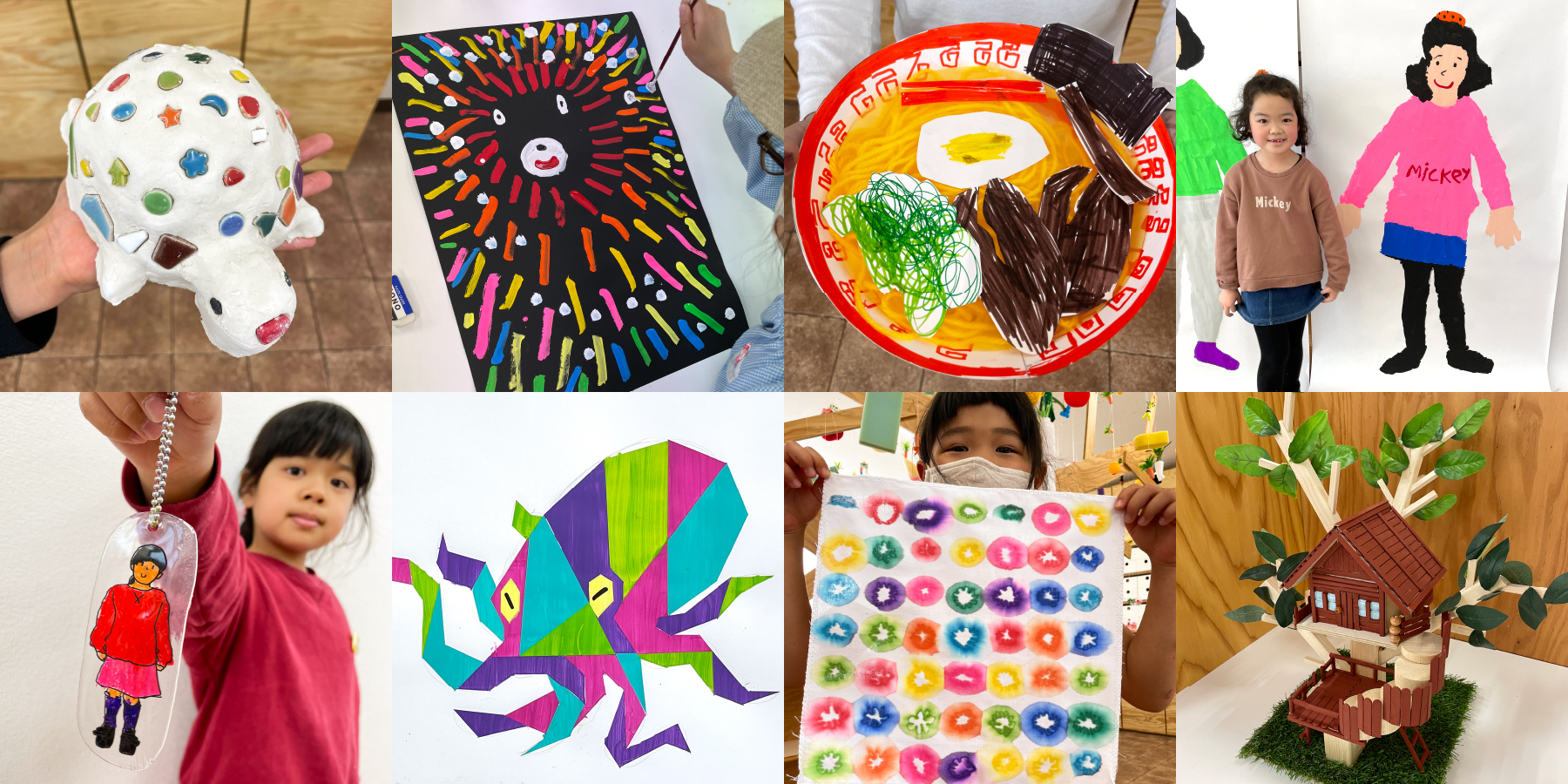 子どもたちと作品